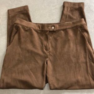 J.Jill Faux Suede ankle pants